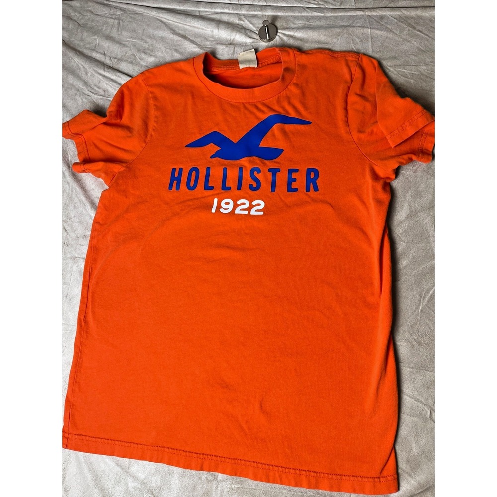 Hollister Co. Orange Graphic T-shirt size M